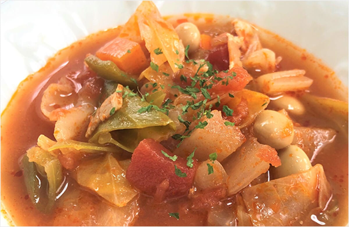 カゴメ,Eatreat,イートリート,業務用,料理コンテスト,管理栄養士,栄養士,給食,レシピ,メニュー,栄養士養成校,養成校,栄養学生,トマト,トマトソース,ダイストマトソース,定番,豆料理,プロ向け,業務用
