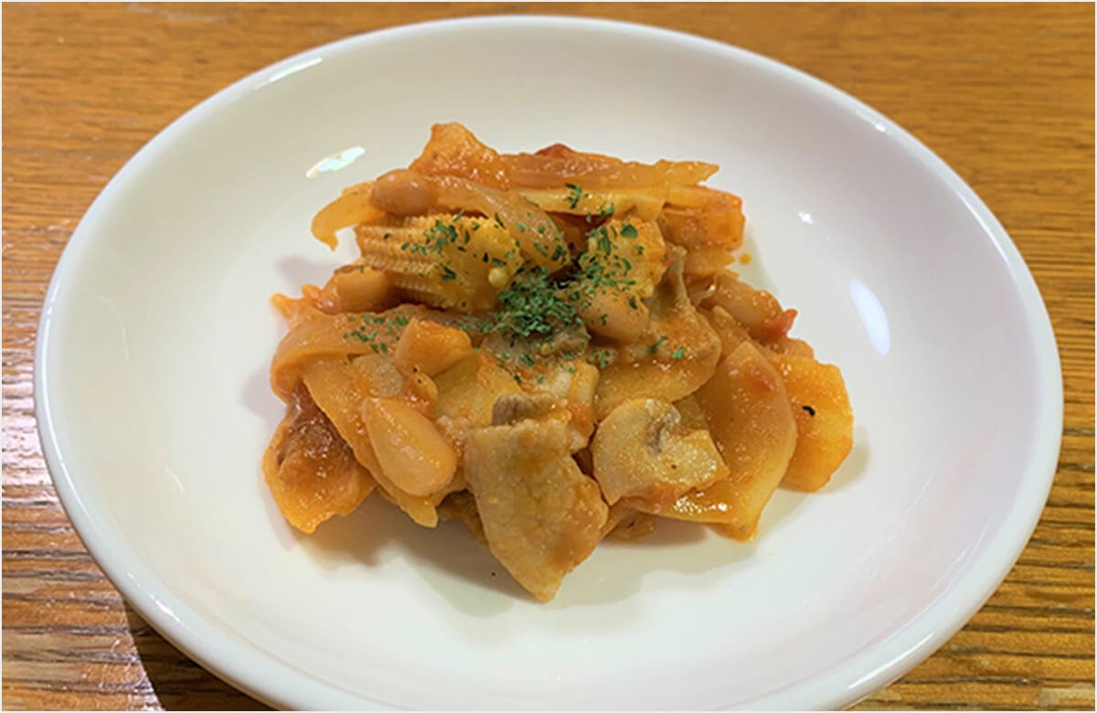 カゴメ,Eatreat,イートリート,業務用,料理コンテスト,管理栄養士,栄養士,給食,レシピ,メニュー,栄養士養成校,養成校,栄養学生,トマト,トマトソース,ダイストマトソース,定番,豆料理,プロ向け,業務用